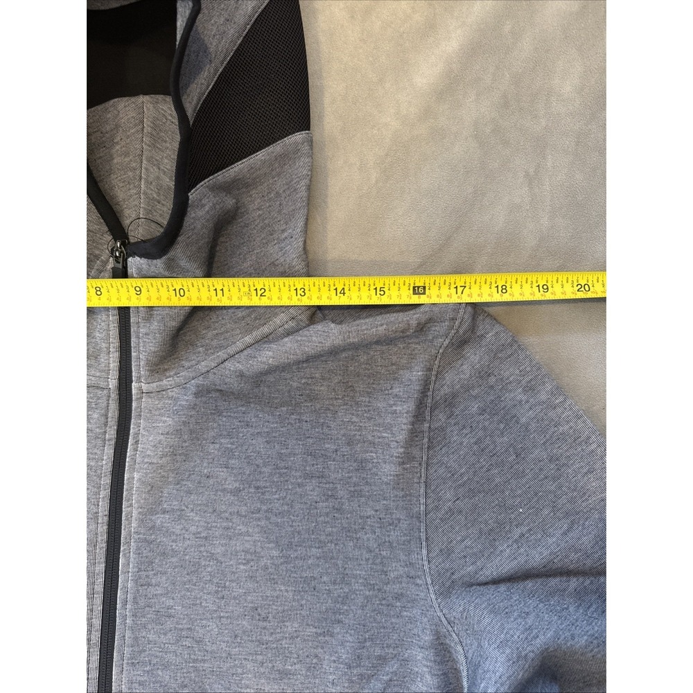 Nike Full-Zip Hoodie Mens Basketball 930561 Gray Black , Size L - Picture 5 of 12